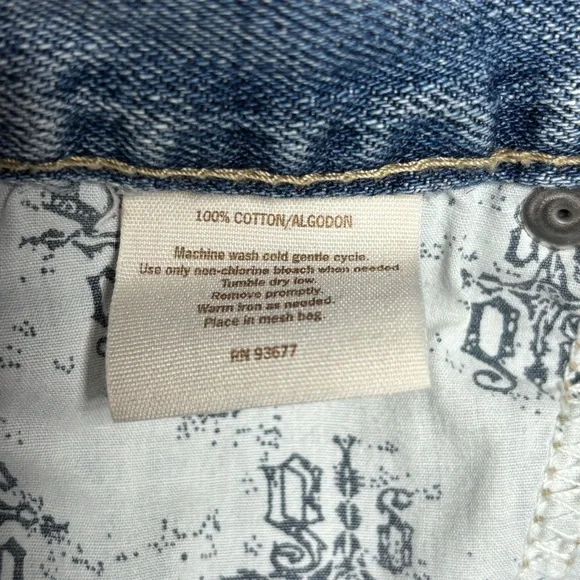 Decree Jeans Womens 3 Boyfriend Low Rise Light Wash Distressed Holes Casual - Picture 3 of 7